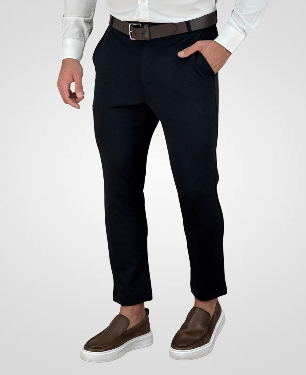 Calça Alfaiataria Preto Masculina Slim - DLZ