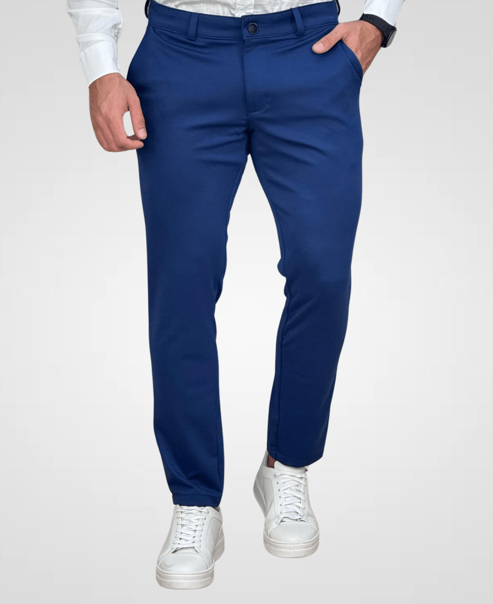 Calça Alfaiataria Azul Royal Masculina Slim - Guilherme Soul