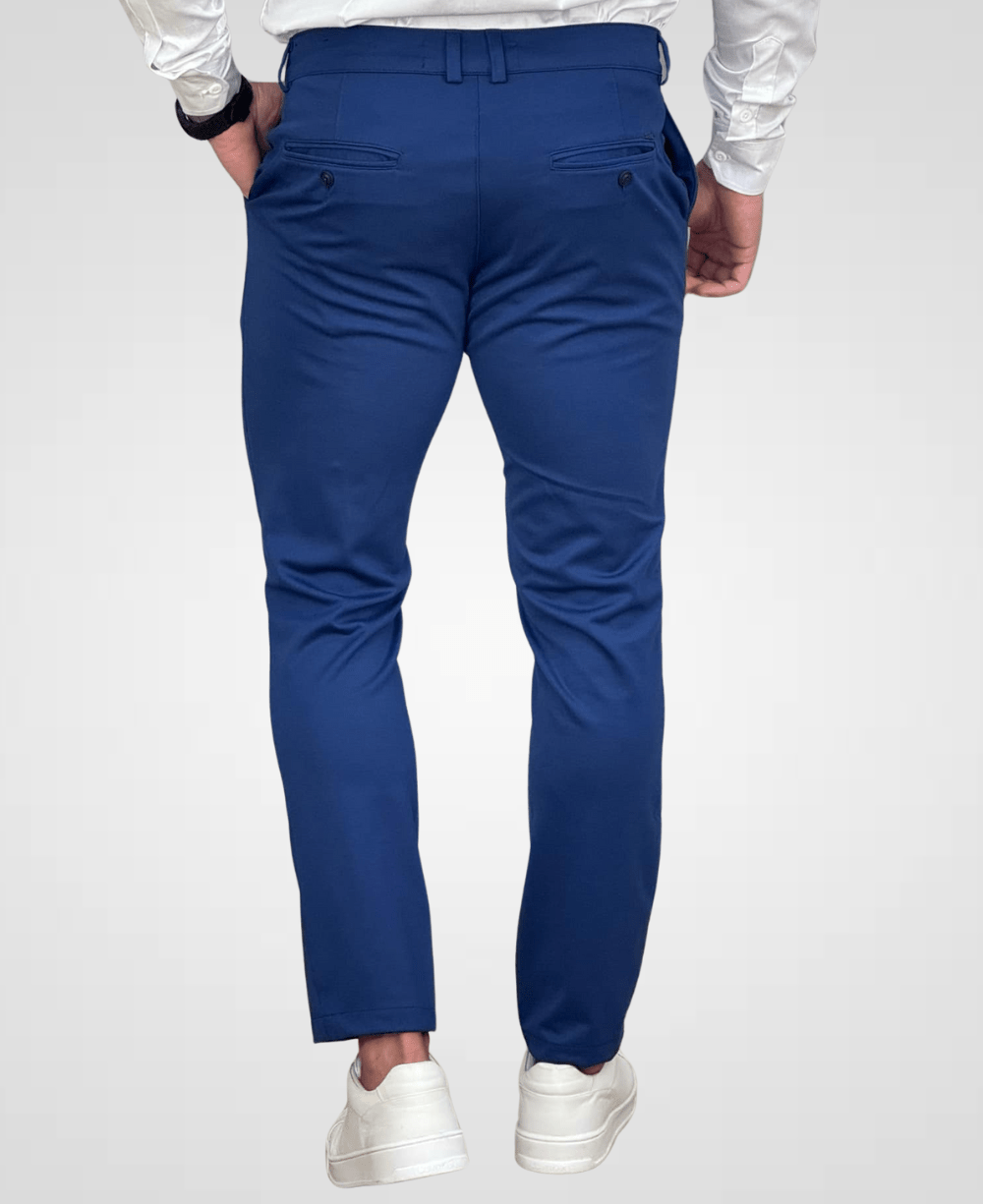 Calça Alfaiataria Azul Royal Masculina Slim - Guilherme Soul
