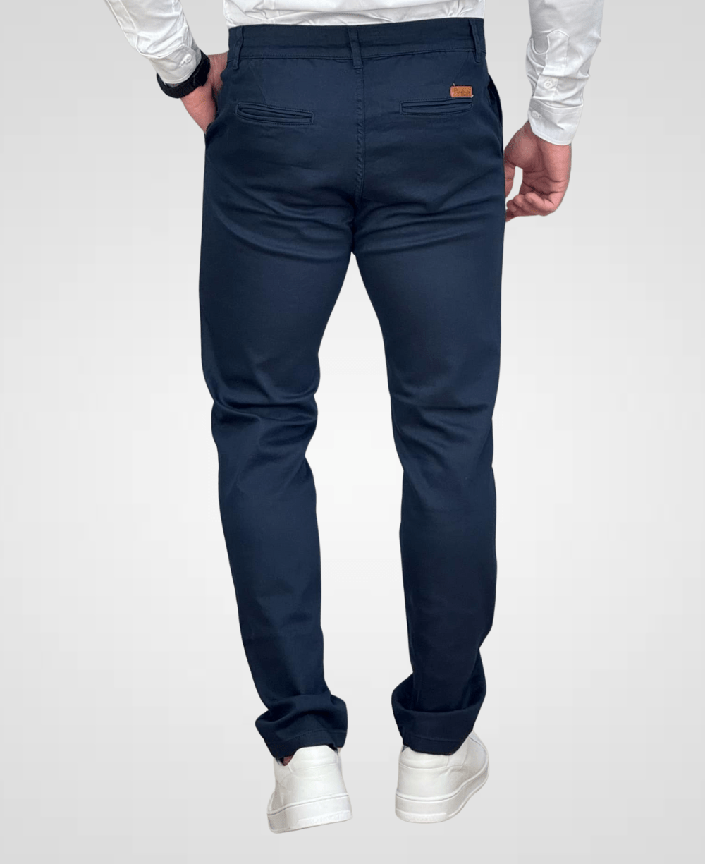 Calça Alfaiataria Azul Marinho Masculina Slim - Paladho´s Jeans Wear
