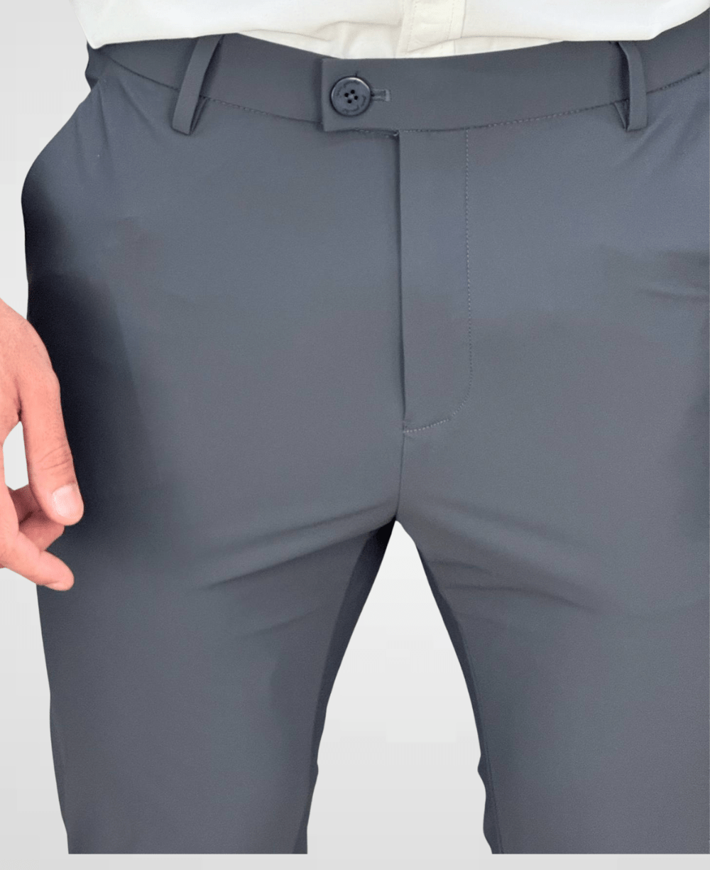 Calça Alfaiataria Chumbo Masculina Tecnológica - Per Pochi