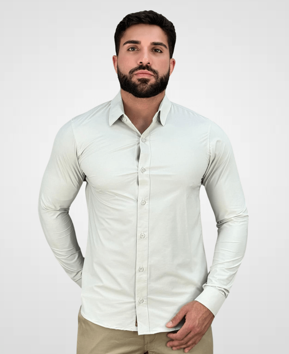 Camisa Social Gelo Tecnológica Impermeável - Paladho's Jeans Wear