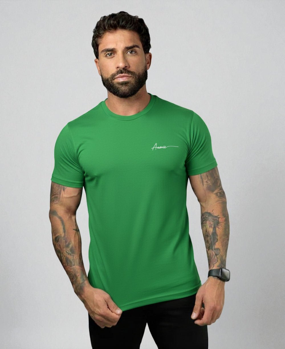 Camiseta Masculina Verde Malha Regular - Aramis