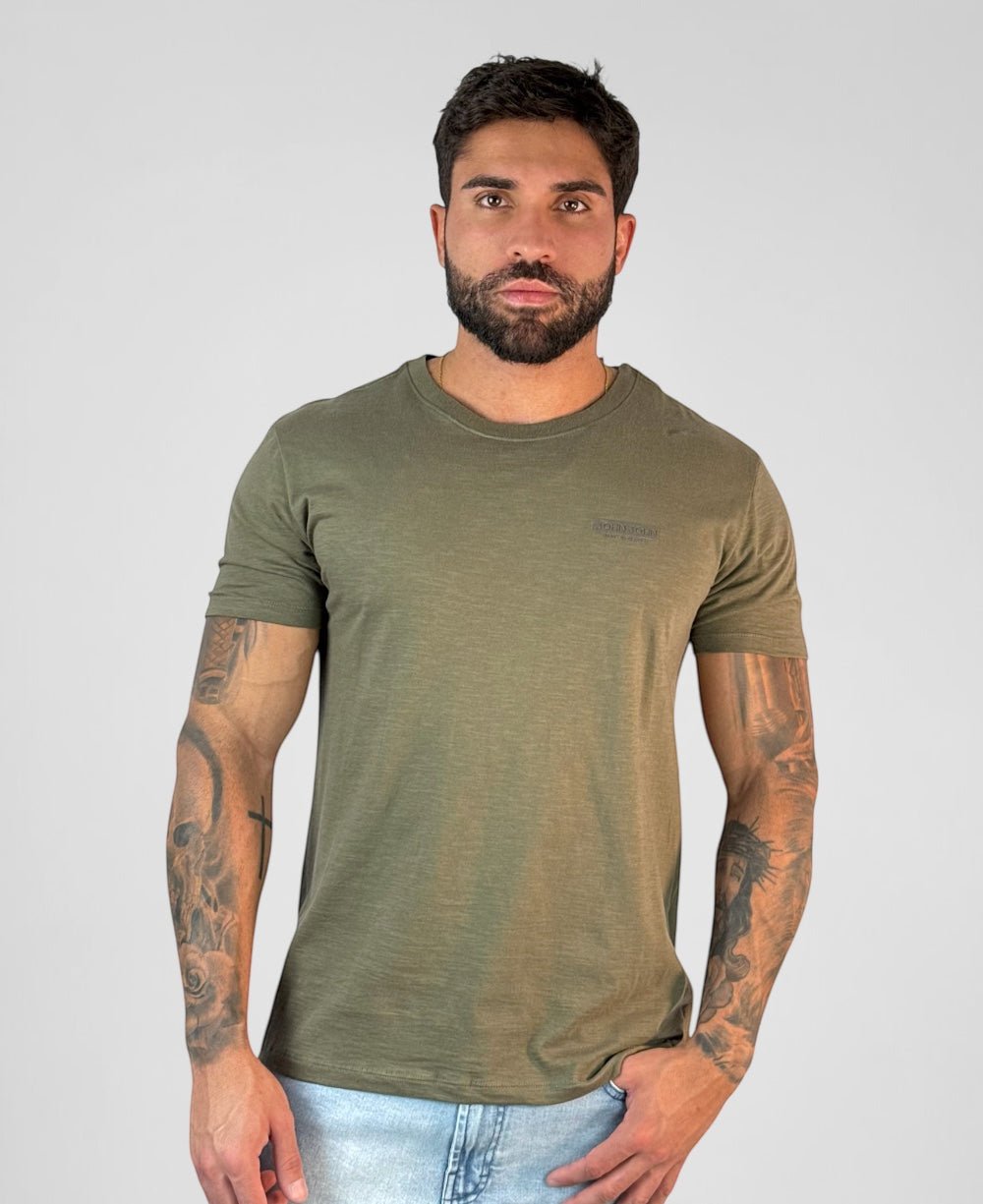 Camiseta T-Shirt Sl Flame Verde Militar - John John