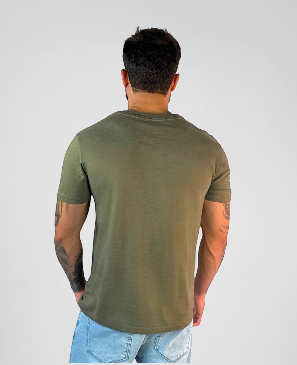Camiseta T-Shirt Sl Flame Verde Militar - John John