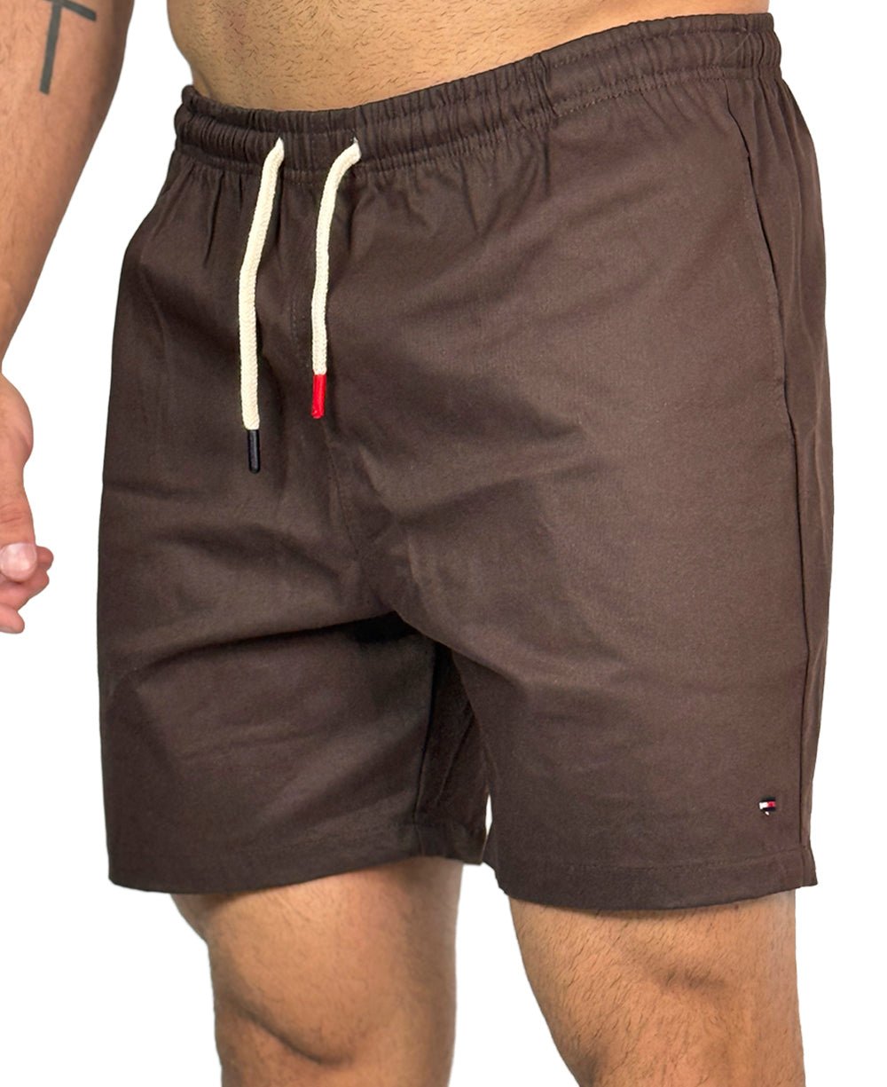 Shorts Marrom Possible Masculino - Tommy Hilfiger
