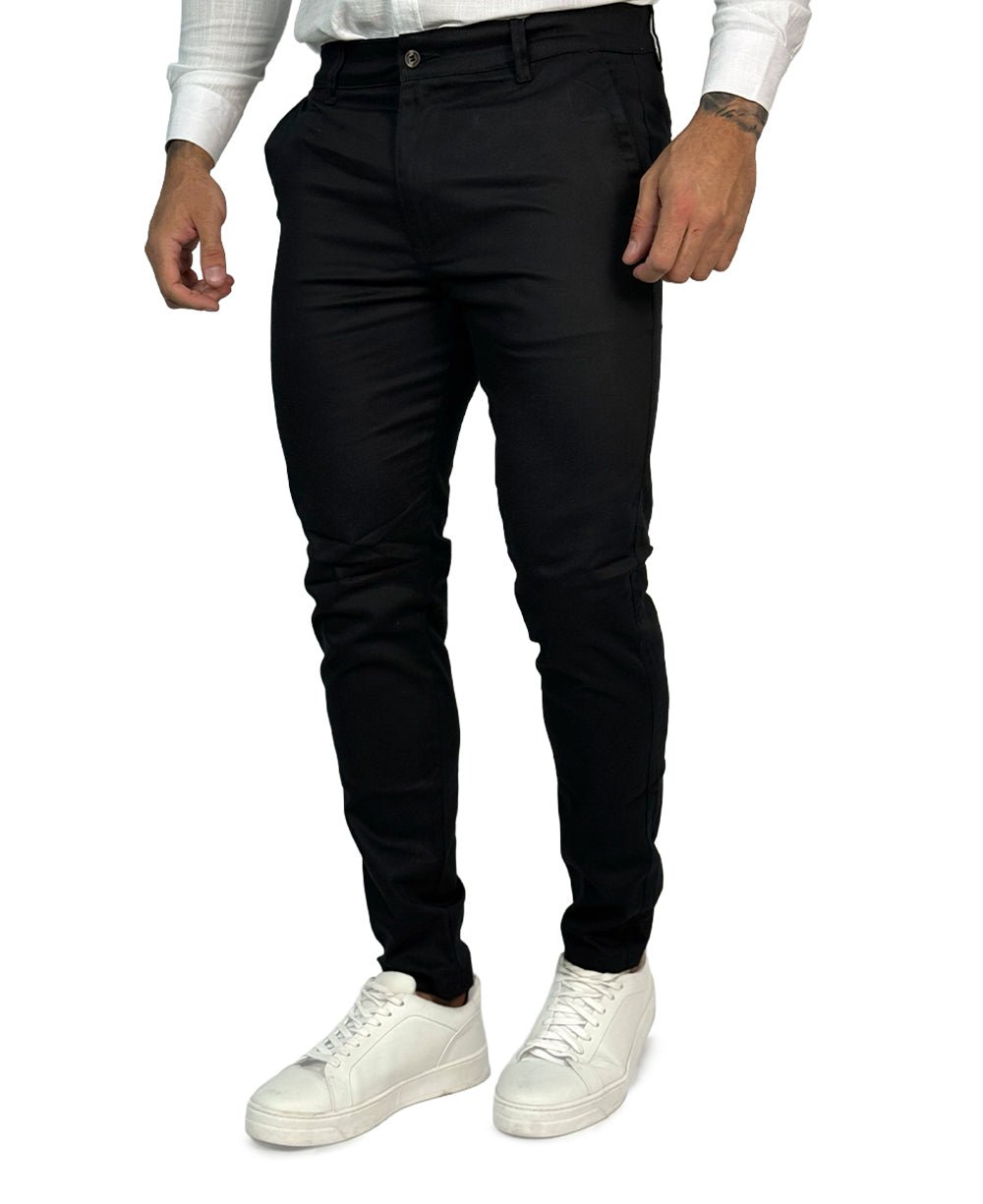 Calça Chino Preta Masculina Premium - Aramis