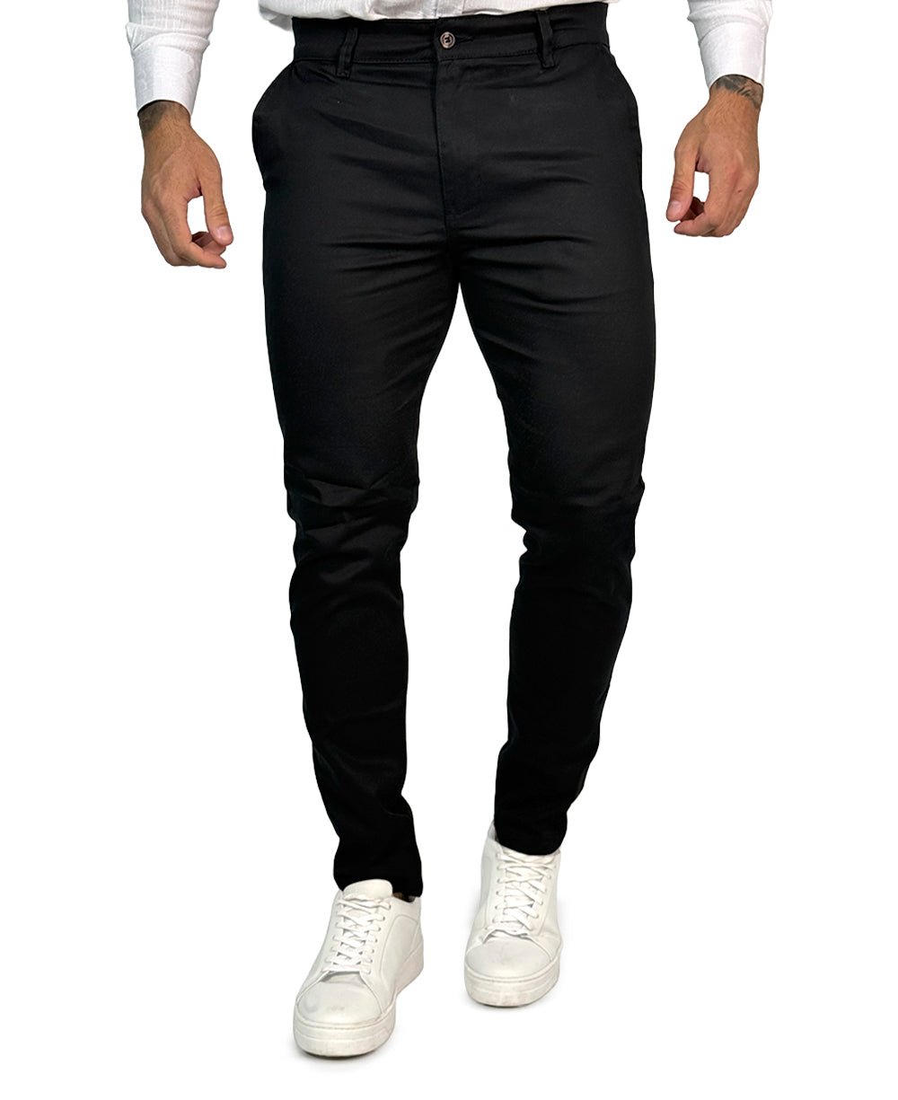 Calça Chino Preta Masculina Premium - Aramis