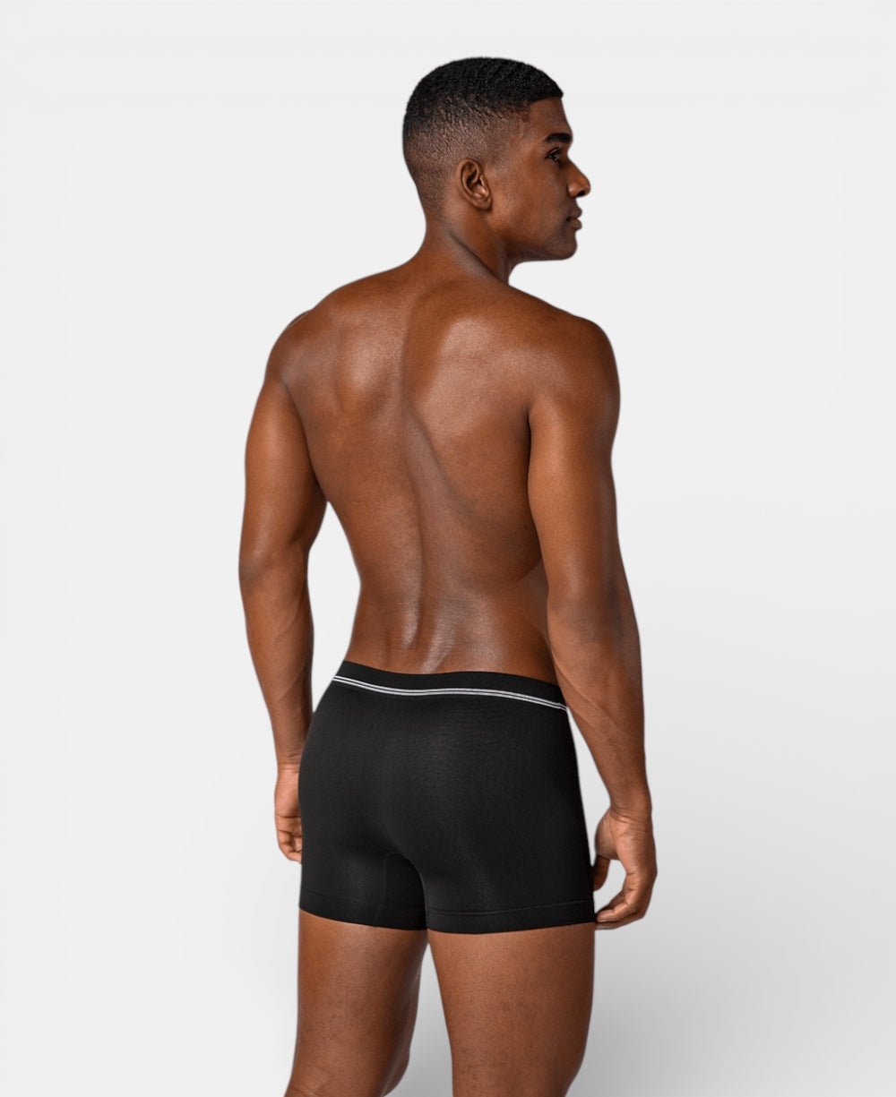 Kit 2 Cuecas Azul e Preto Masculina Boxer Microfibra - Lupo