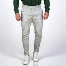 Calça Alfaiataria Cinza Claro Masculina Skinny - Truehero
