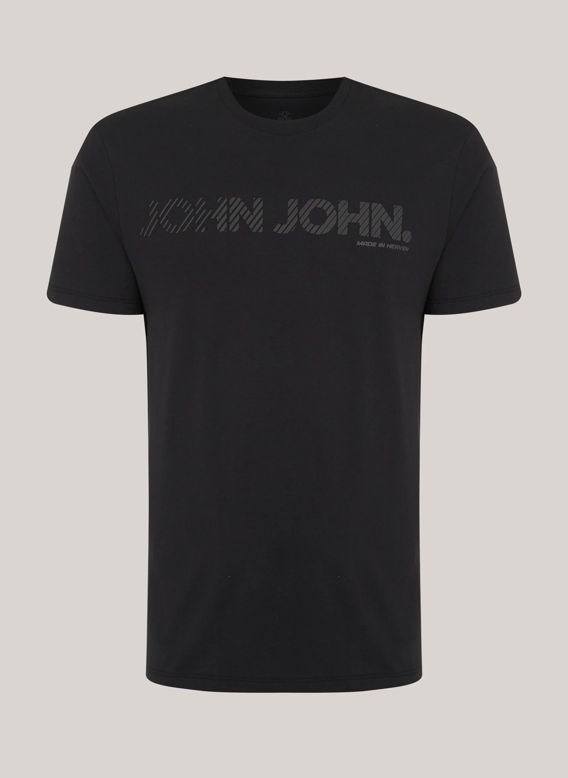 Camiseta Regular Fit Shades Black - John John