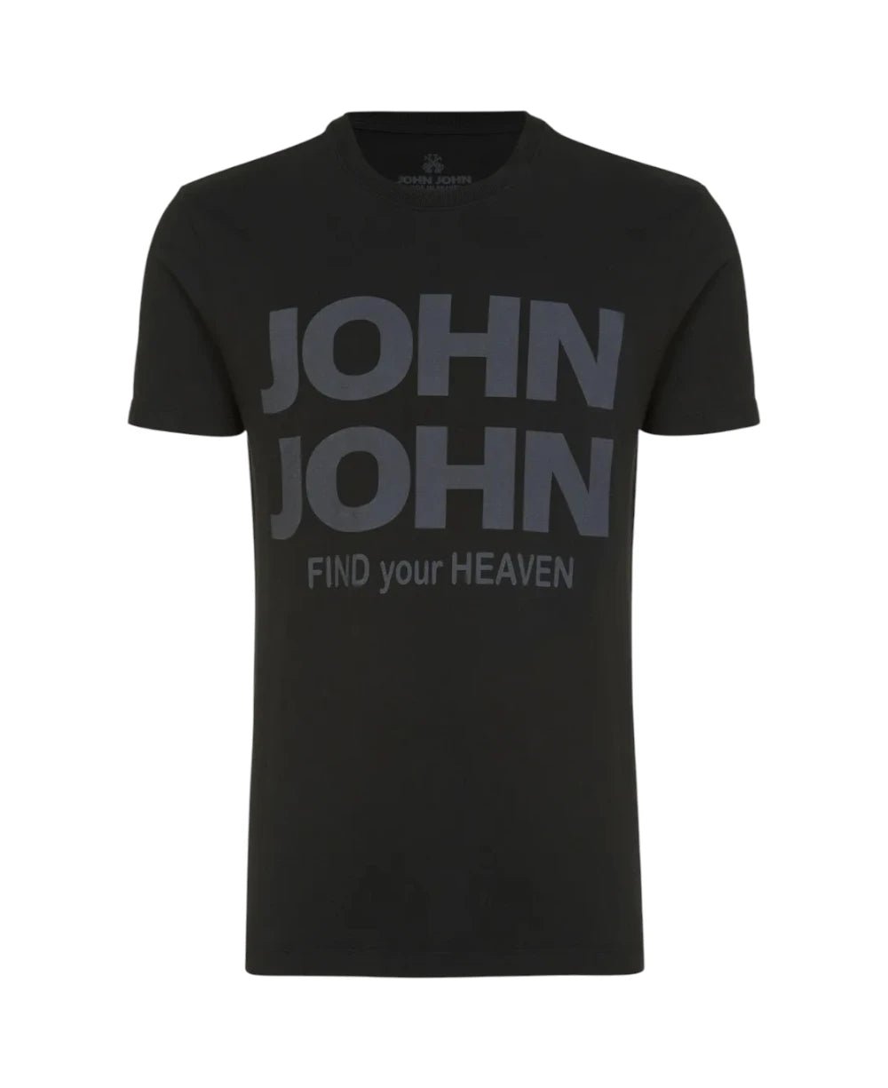 Camiseta T -Shirt Find Joh Masculina Preto - John John