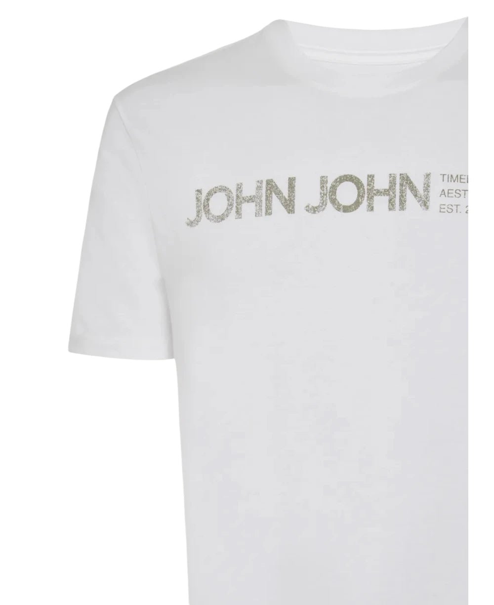 Camiseta Regular Fit Timeless Space Branca - John John