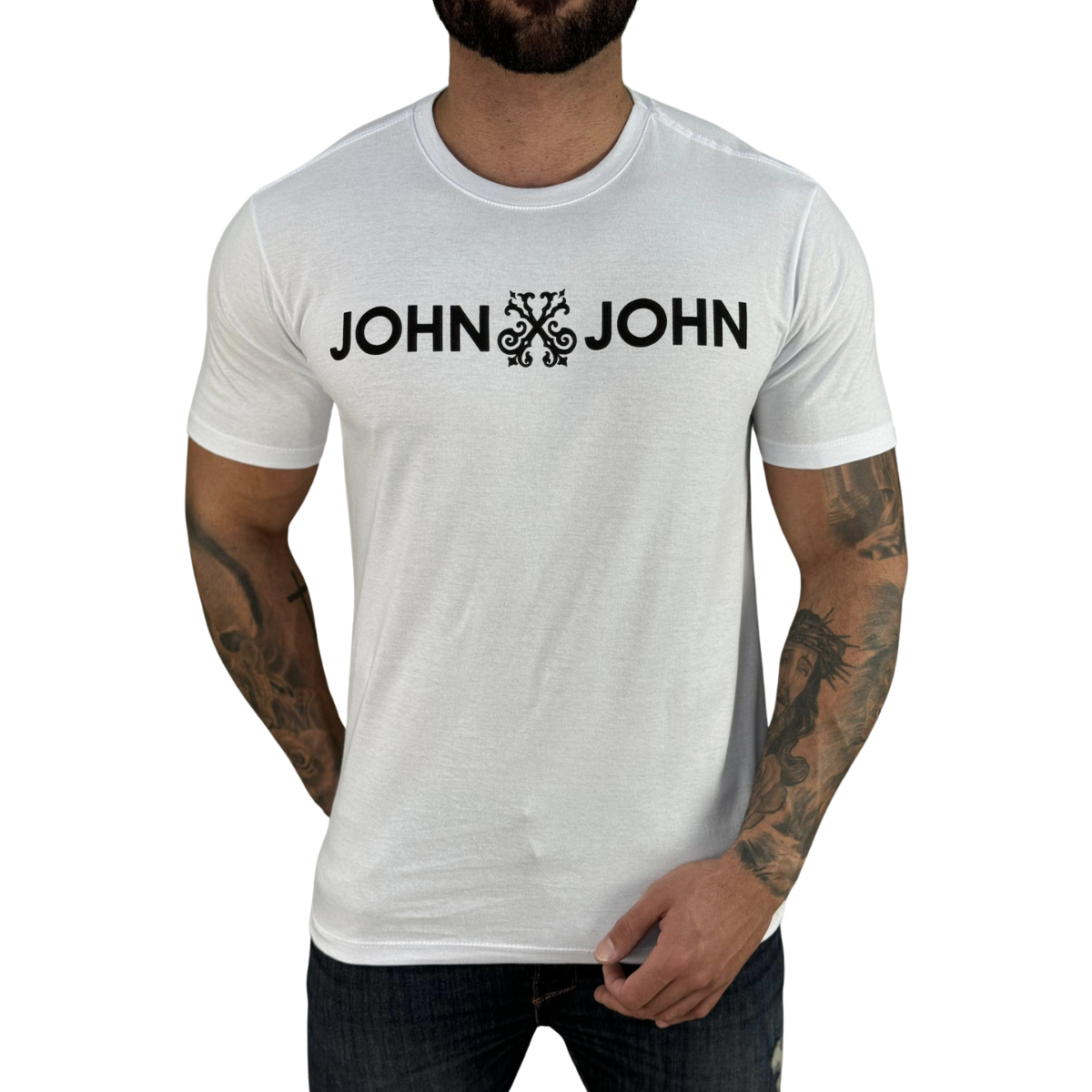 Camiseta Branco Masculina JJ - John John