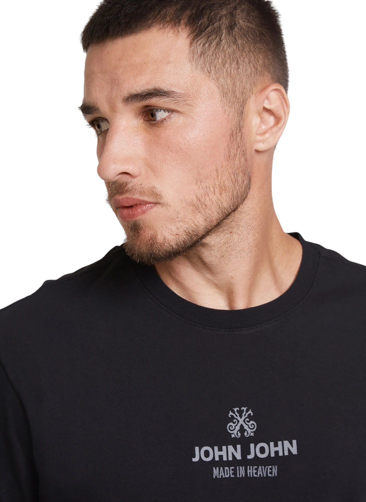 Camiseta T -Shirt RG Industry Preto Masculina - John John