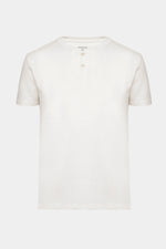 Camiseta Manga Curta Malha Portuguesa Tricot Off White