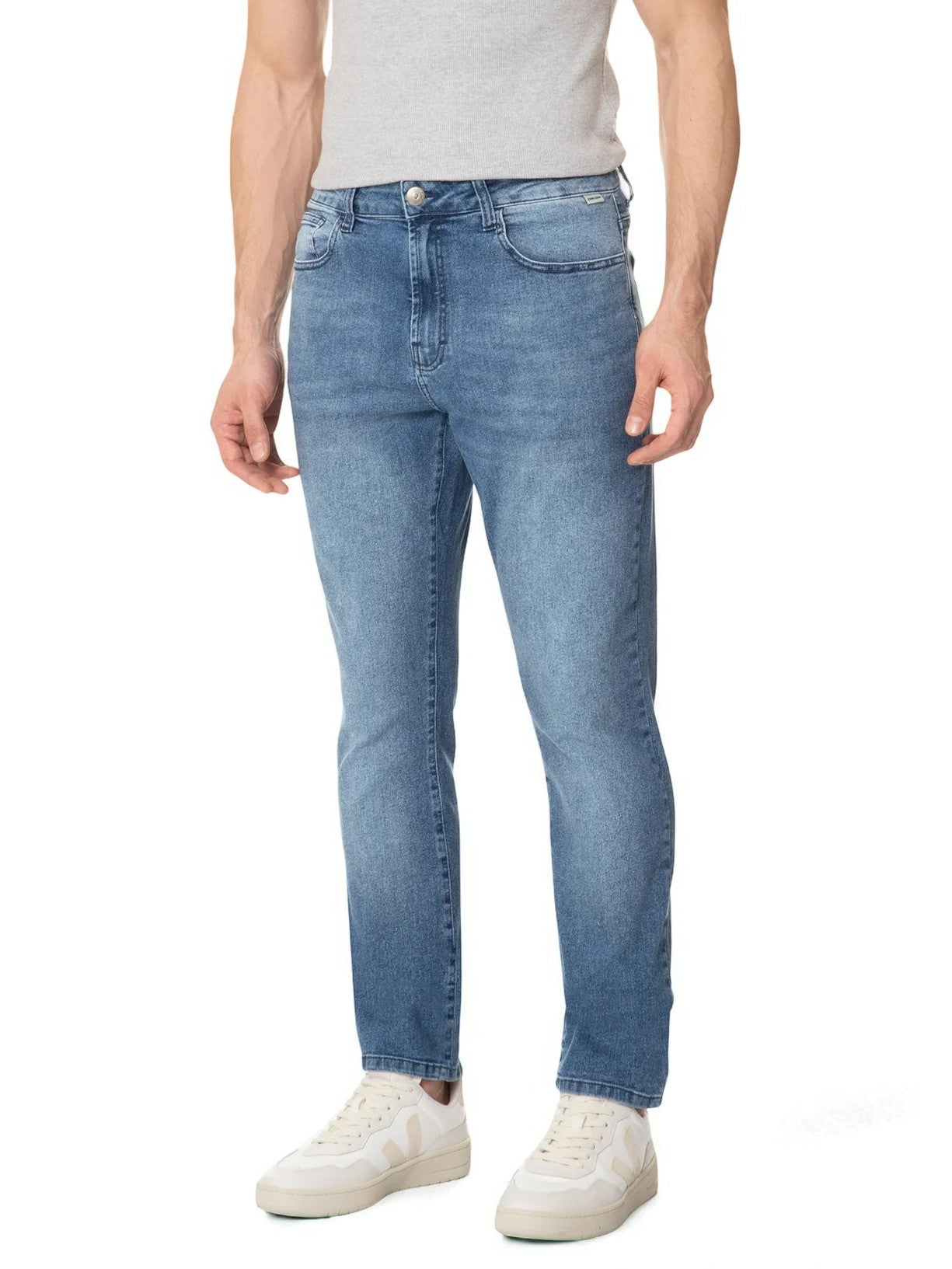 Calça Jeans Skinny Azul Mescla - John John