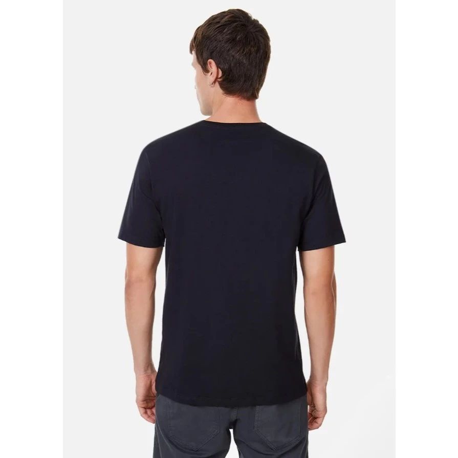 Camiseta Regular Preto Fit Double Stripes BK  - John John
