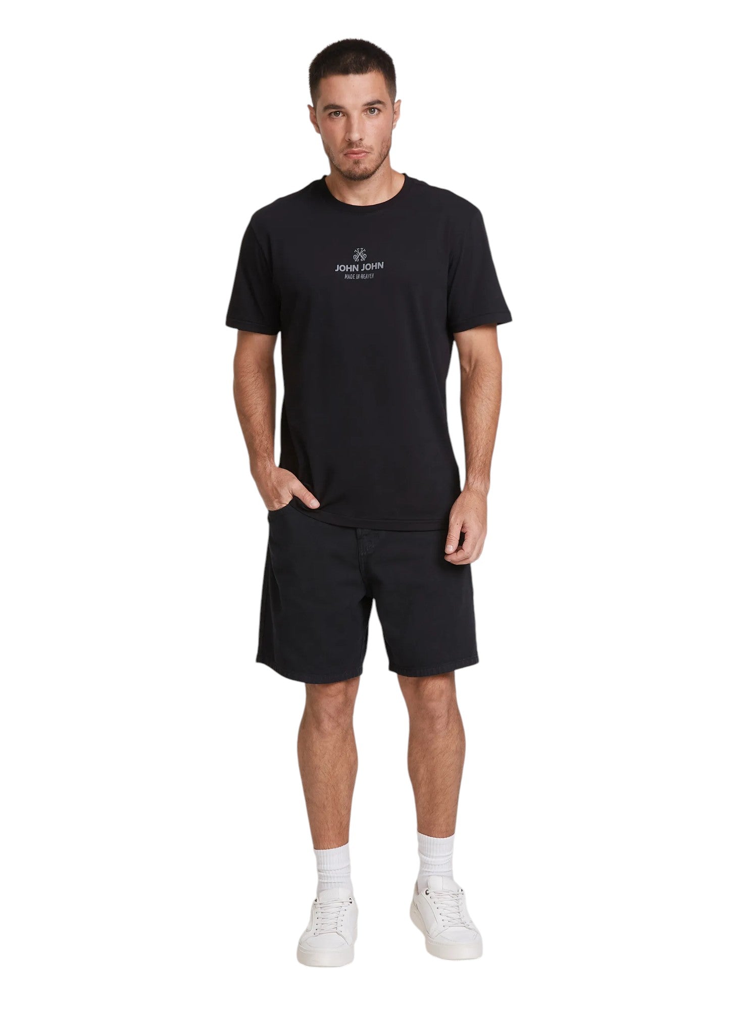 Camiseta T -Shirt RG Industry Preto Masculina - John John