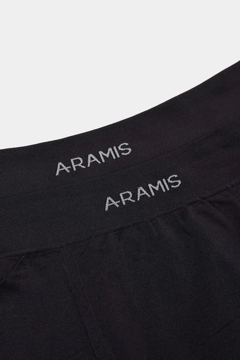 Kit 3 Cueca Boxers Sem Costura Preto - Aramis