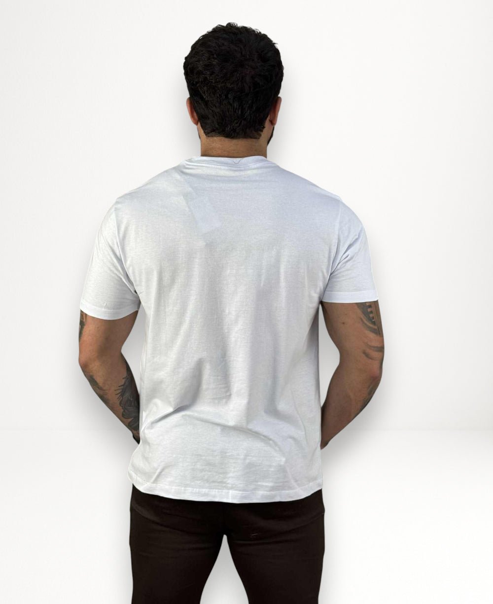 Camiseta Branca Masculina Malha Regular - Aramis