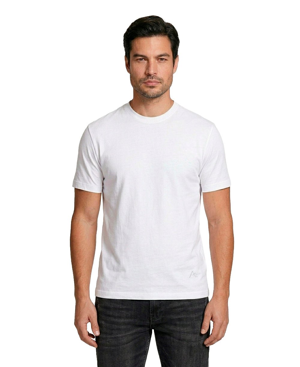 Camiseta Branca Masculina Basica Algodão - Aramis