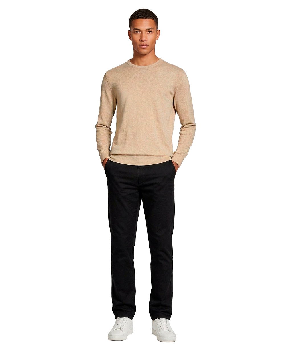 Suéter Caqui Masculina Tricot Manga Longa - Aramis