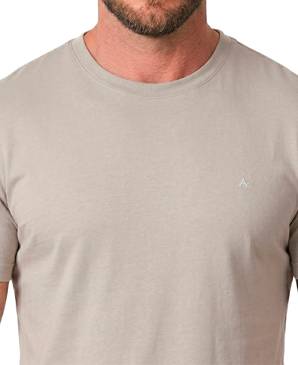 Camiseta Palha Masculina Regular Basica - Aramis