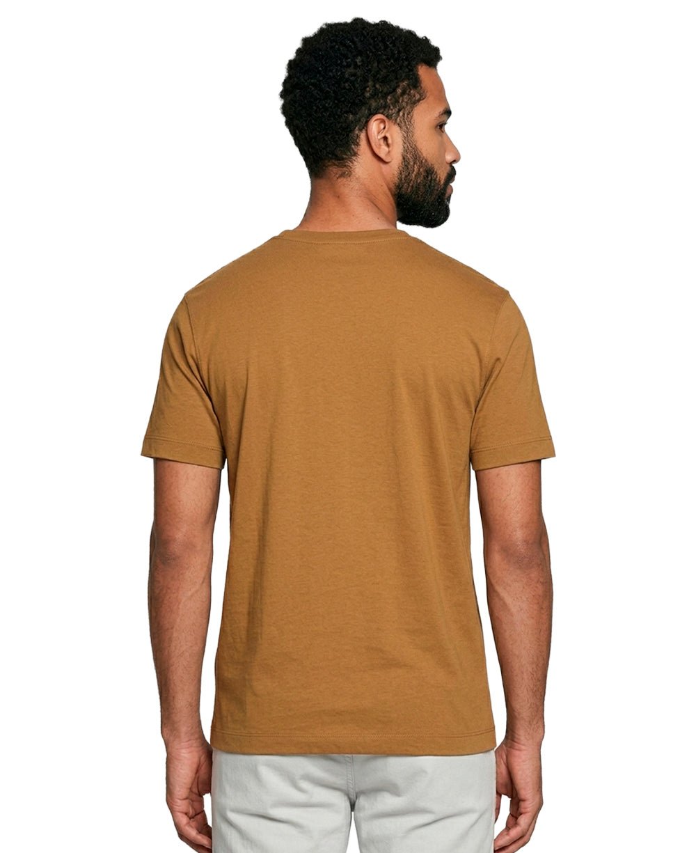 Camiseta Caqui Masculina Algodão Pima - Aramis