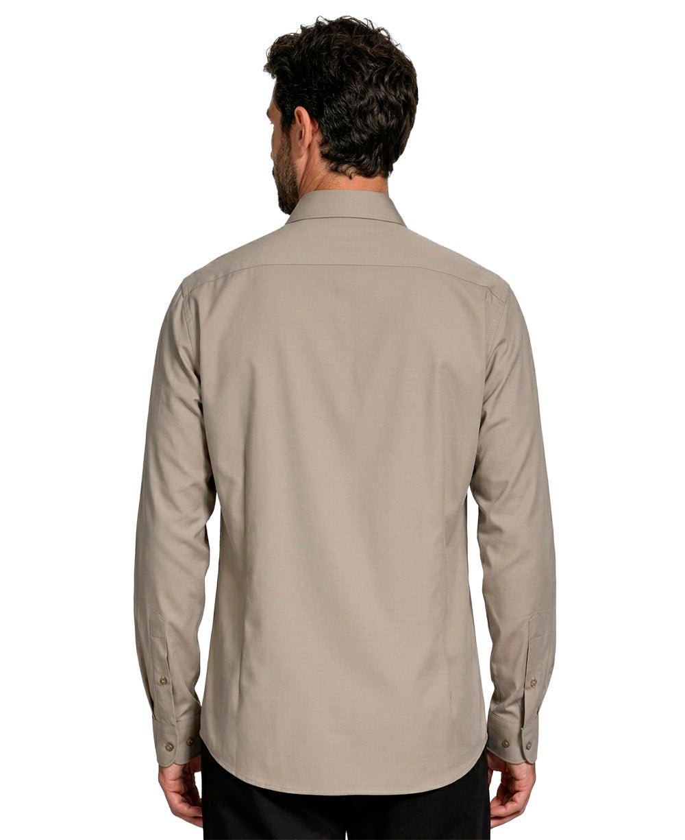 Camisa Social Masculina Fendi Manga Longa Bambu Stretch – Aramis