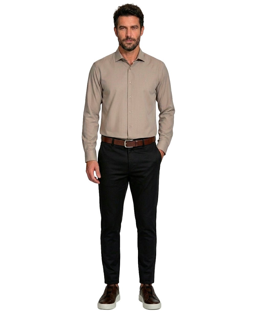Camisa Social Masculina Fendi Manga Longa Bambu Stretch – Aramis