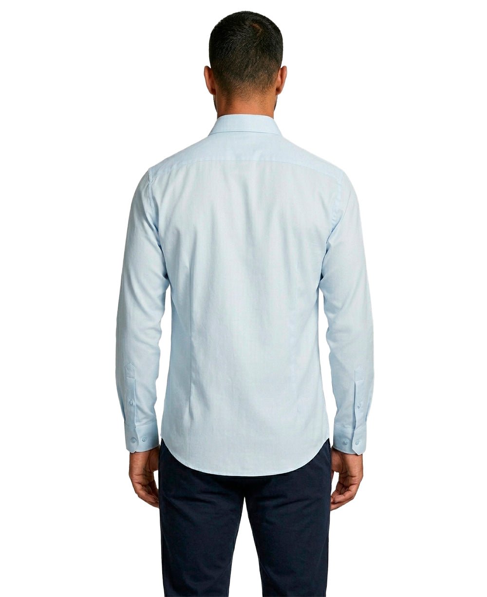 Camisa Social Masculina Azul Claro  Manga Longa Bambu Stretch – Aramis