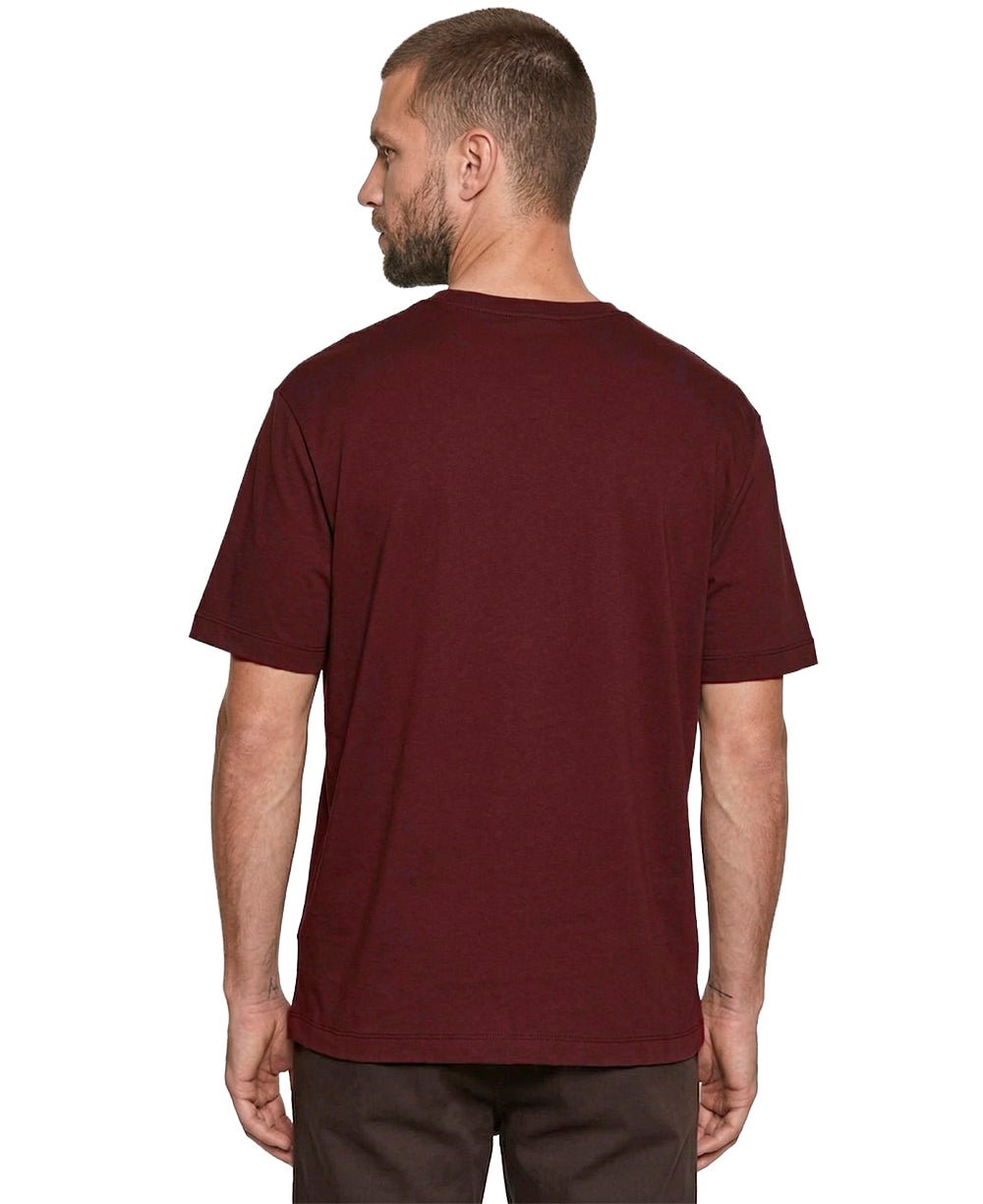 Camiseta Bordo Masculina Algodão Pima - Aramis