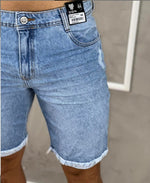 Bermuda Jeans Médio Masculina Lisa - Degrant Jeans