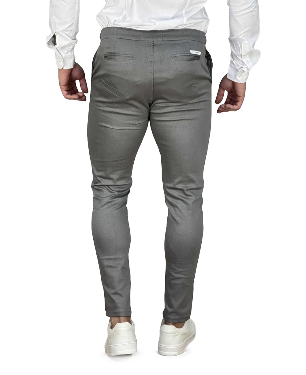 Calça Alfaiataria Chumbo Masculina Regulagem - Per Pochi