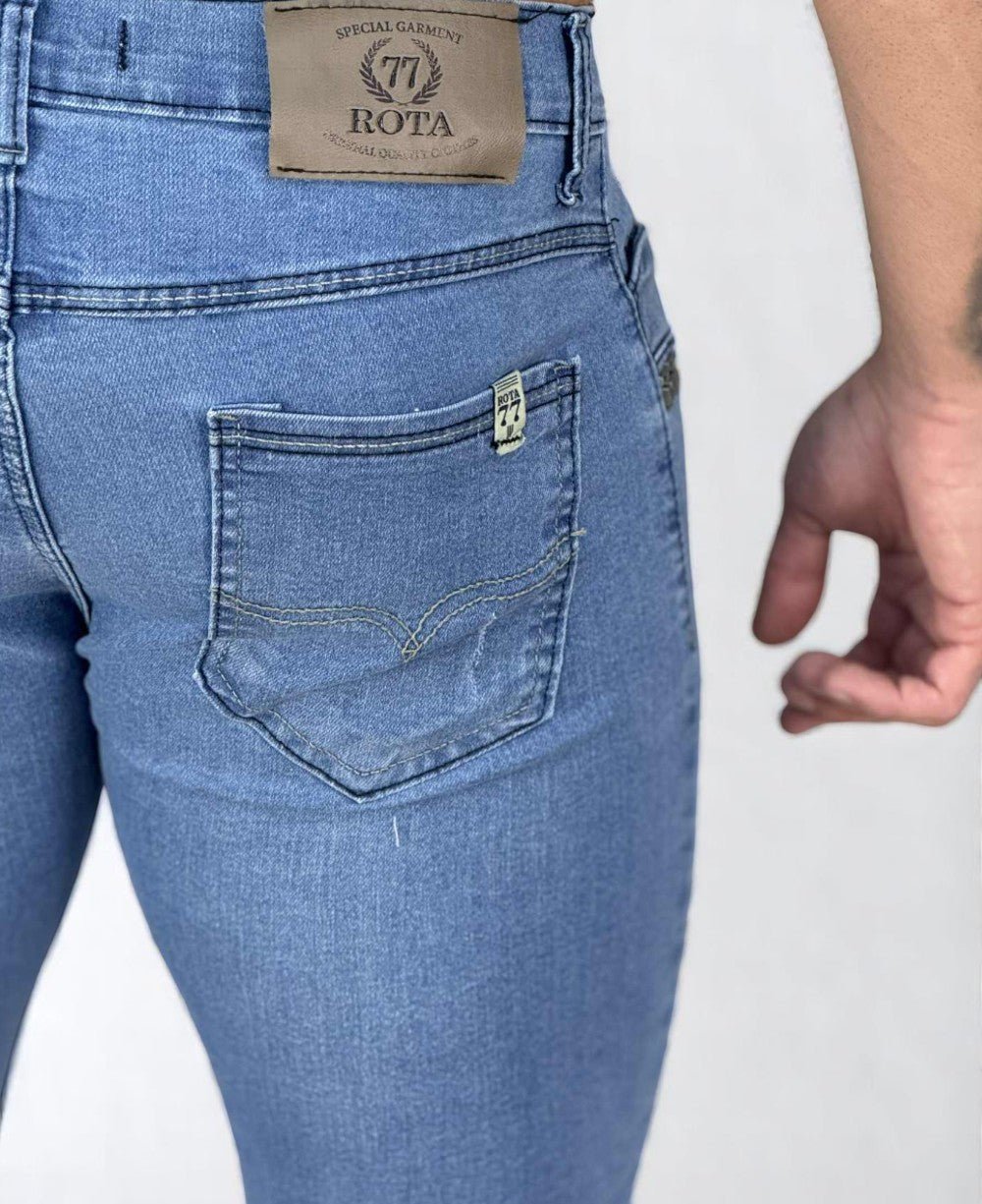 Calça Jeans Médio Masculina com Lycra - Rota