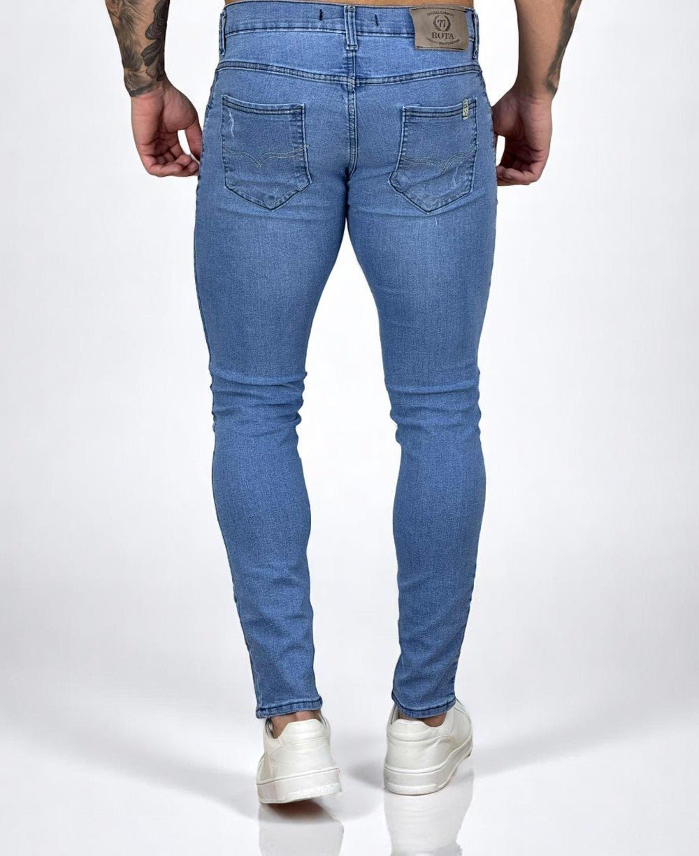 Calça Jeans Médio Masculina com Lycra - Rota