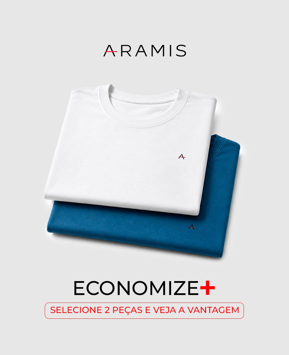 KIT 2 CAMISETAS - ARAMIS