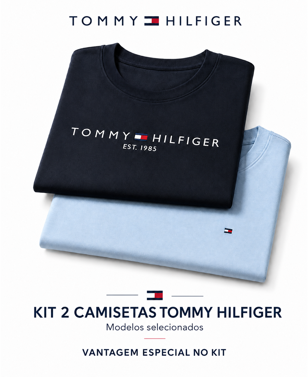 KIT 2 CAMISETAS - TOMMY HILFIGER