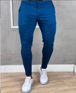 Calça Alfaiataria Azul Royal Masculina Super Skinny - Jay Jones