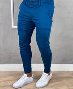 Calça Alfaiataria Azul Royal Masculina Super Skinny - Jay Jones