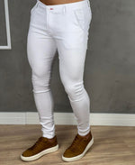 Calça Alfaiataria Branca Masculina Skinny - Paladho´s Jeans Wear