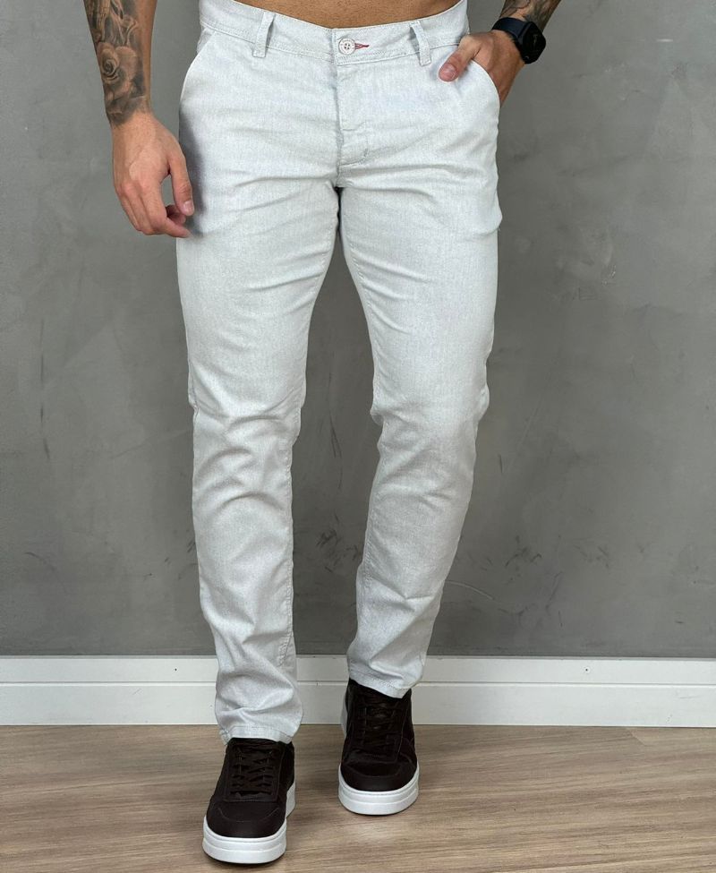 Calça Alfaiataria Gelo Masculina Slim - Paladho´s Jeans Wear