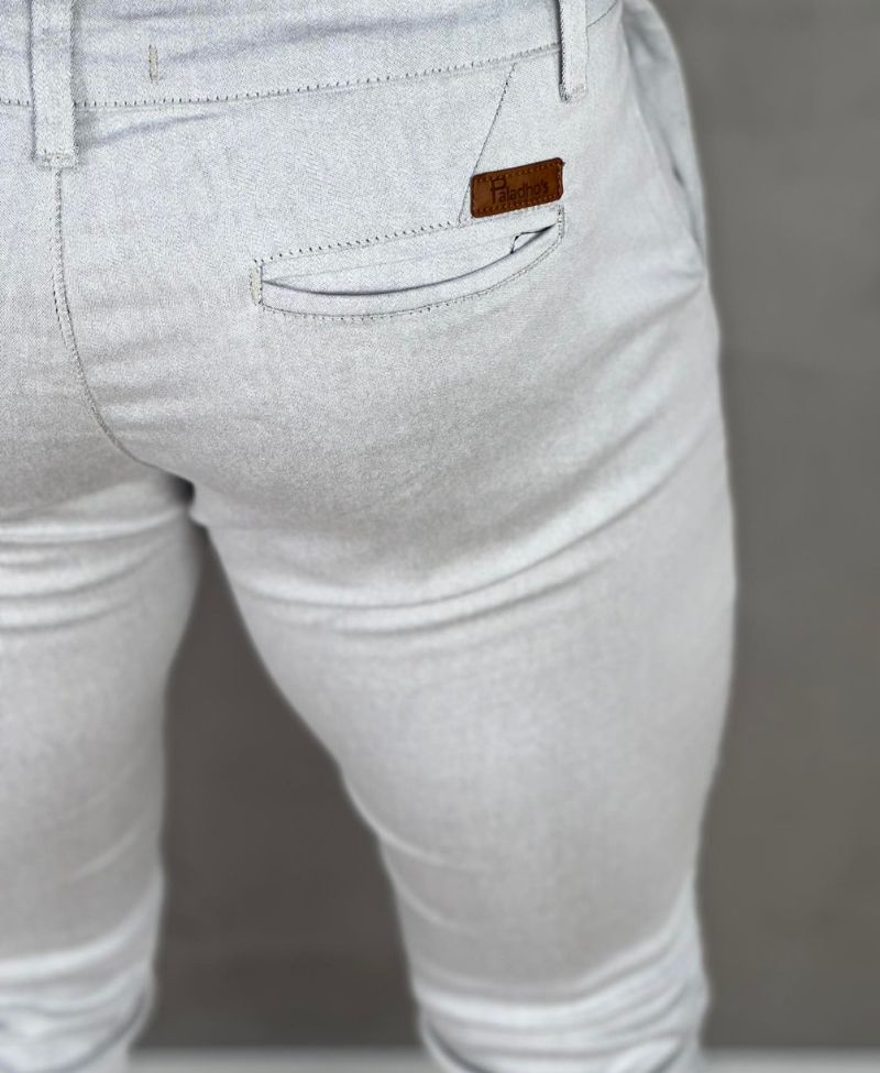 Calça Alfaiataria Gelo Masculina Slim Acetinada - Paladho´s Jeans Wear