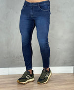 Calça Jeans Escura Masculina Skinny Lisa - Jay Jones