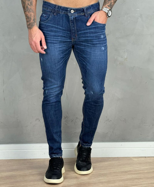 Calça Jeans Escuro Masculina Toned jeans - City Denim