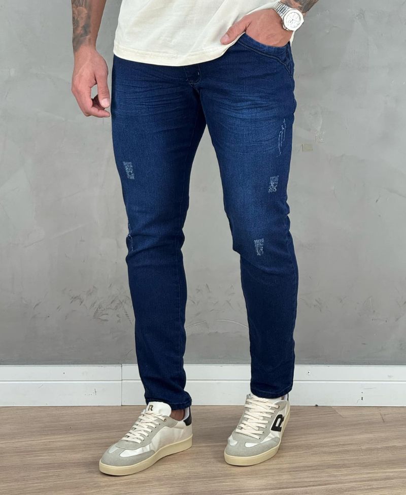 Kit 2 Calças Jeans Masculino Skinny - Rota 77