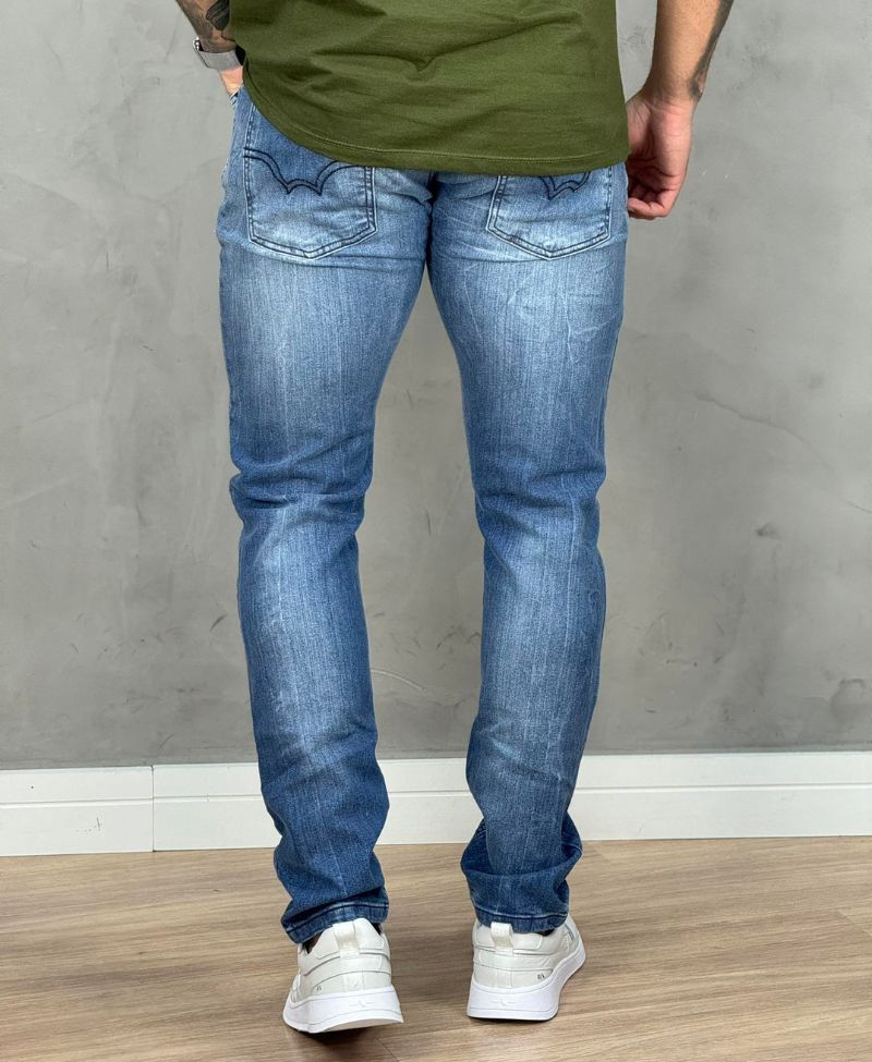 Calça Jeans Estonado Masculina Igor Skinny - Forum