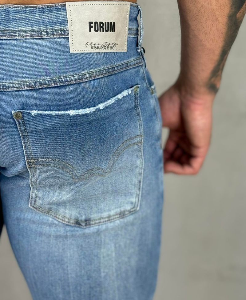 Calça Jeans Indigo Masculina Igor Skinny - Forum