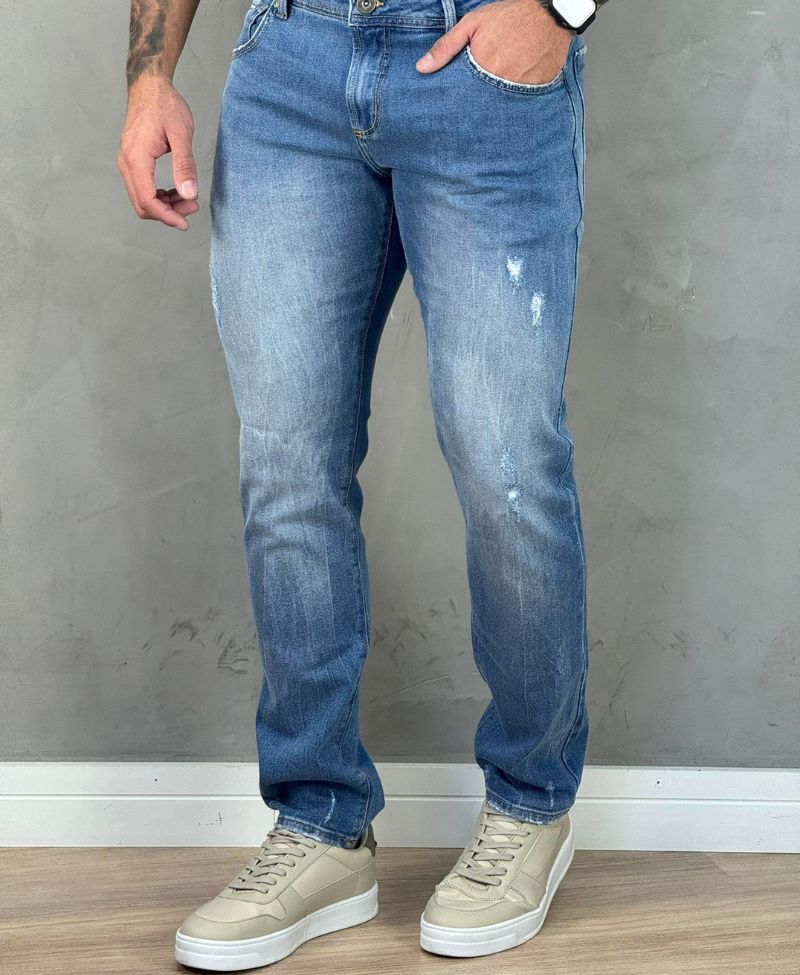 Calça Jeans Indigo Masculina Igor Skinny - Forum